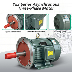Moteurs asynchrones série YE3 IE3, moteur triphasé 380 V AC, 5,5 kW, 7,5 CV - Product Image 4