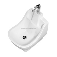 Chaise de pédicure Wudhu avec lavabo en céramique pour ablutions musulmanes en mosquée