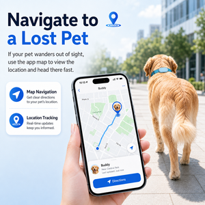 Localisateur mondial étanche, mini traceur <span class=keywords><strong>GPS</strong></span> pour chat et chien, dispositif de suivi en silicone, collier pour animaux de compagnie, compatible Apple IOS et Android <span class=keywords><strong>SmartTag</strong></span> - Product Image 4