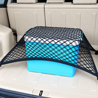 Housse de coffre portable pour pick-up ou voiture universelle avec crochets, en maille hautement élastique, pour garder vos effets au sec