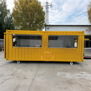 Un camion de nourriture extérieur hygiénique et aux couleurs vives pour servir une <span class=keywords><strong>cuisine</strong></span> propre et désinfectée - Product Image 2