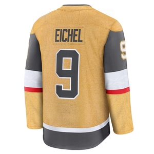 Jersey Hoki Es Bordir Grosir Vegas Golden Knights # 9 Jack Eichel # 60 Mark Stone # 93 Seragam Hoki Mitch Marner - Product Image 4