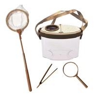 Children's Outdoor Exploration Insect Observation Box Set Educational Toys Magnifying Glass for Collection Sports Entertainment