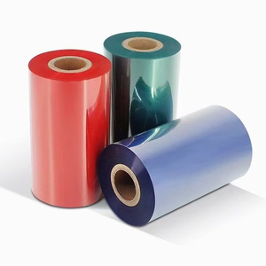 <span class=keywords><strong>Ruban</strong></span> de transfert thermique de qualité supérieure, mélange cire-résine, disponible en plusieurs couleurs, 80 mm, 90 mm, 110 mm - Product Image 1