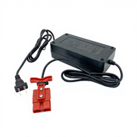 Chargeur de batterie au lithium 48V 3A Modèle DZL482002 pour chariot élévateur électrique Cbd15 Cbd18 Ws Rouge Prise connecteur 50A