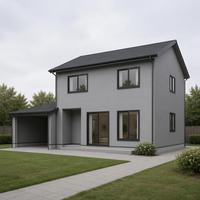 Villa modulaire préfabriquée en acier léger à économie d'énergie pour location de vacances et maison privée