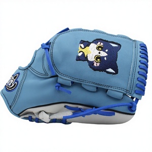 Individuell Bedruckte Jugend- und Erwachsenen-Baseballhandschuhe aus Weichem Kip-Leder Großhandel OEM-Lieferant - Product Image 2