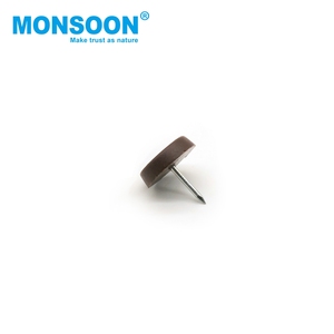 Pièce de base de meuble Quincaillerie de <span class=keywords><strong>protection</strong></span> du sol <span class=keywords><strong>Chaise</strong></span> en caoutchouc Table de canapé Patte mobile Coussinets coulissants Pieds de meuble en plastique Glide Nail - Product Image 5