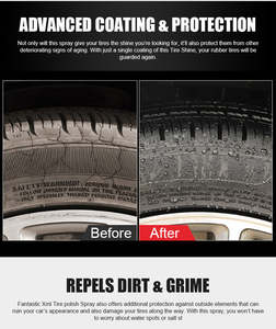 Producto para dar brillo a neumáticos de coche, para curar la superficie de neumáticos de coches antiguos, brillo, anti-contaminación, restaura el brillo, resistente al agua, larga vida útil - Product Image 4