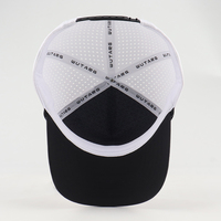 Casquettes de golf unisexe 100 % polyester, imperméables et perforées, avec logo PVC personnalisé, certifiées BSCI, vente en gros, garantie commerciale