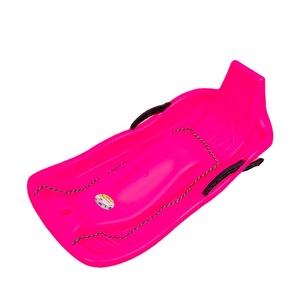 Trineo de Plástico Rojo con Respaldo, Resistente, para Niños y Adultos, Diversión Invernal al Aire Libre - Product Image 5