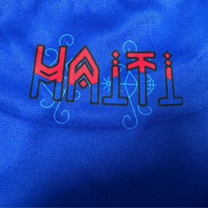 Maglia da <span class=keywords><strong>Calcio</strong></span> Haiti 2026 Coppa del Mondo, Divisa Squadra Stampata a Maniche Corte, Traspirante, Asciugatura Rapida, <span class=keywords><strong>Abbigliamento</strong></span> Sportivo Estivo Unisex - Product Image 2