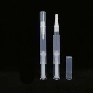 Stylo à gloss à cuticules en plastique écologique personnalisé de haute qualité, conteneur cosmétique unique à mécanisme rotatif, outils de maquillage pour ongles avec logo - Product Image 4