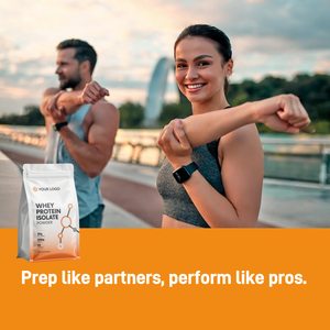 אבקת חלבון מי גבינה מרוכזת 100% טהורה, טעם וניל, מותג פרטי, יצרנים מקוריים, הידרו ג'ים, בכמות גדולה, לגברים - Product Image 4