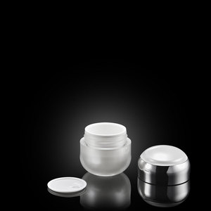 Envase de Crema Cosmética de Plástico de Doble Pared Redondo de Lujo, 30ml 50ml, Personalizable, para el Cuidado de la Piel - Product Image 3