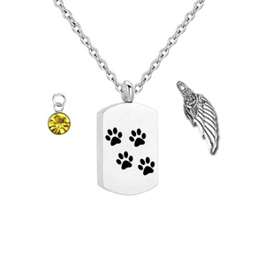 Joyas <span class=keywords><strong>de</strong></span> cremación para cenizas Alas <span class=keywords><strong>de</strong></span> ángel Recuerdo conmemorativo Joyas para cenizas <span class=keywords><strong>de</strong></span> mascotas / gatos / perros - Product Image 4