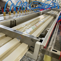 Ligne de production de panneaux muraux rainurés WPC, machine à profilés plastiques, machine à fabriquer des persiennes WPC PVC