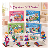 Kit de loisirs créatifs DIY prêt à l'emploi avec motifs dinosaures, princesses, forêt et skatepark – Cadeau éducatif pour les enfants de quatre ans et plus