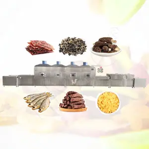 HNOC Microwave Cardamom Turmeric Beef Lunge Basil Leaf Automatic Cocoa Bean Jujube Dry Bone Fertilizer Machine