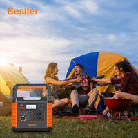 Générateur solaire 78000mAh USB Type C DC AC 330W avec batterie au lithium 220V, alimentation portable, station d'alimentation pour le camping