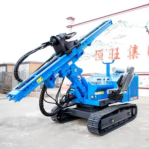 3m bài Crawler thủy lực đống trình điều khiển ramming máy cho năng lượng mặt trời PV nhà máy