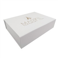 Boîtes cadeaux en carton rose personnalisées en gros avec couvercle magnétique pliable pour perruques