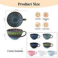 Usine de vente en gros 12oz grande tasse à café en céramique grande tasse à thé pour la maison 360ml tasse de voyage lavable au lave-vaisselle tasse en céramique en vrac avec logo