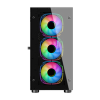 AntarcChill High Quality PC Cabinet Mid Tower Design Case PC for Motherboard Desktop Case
