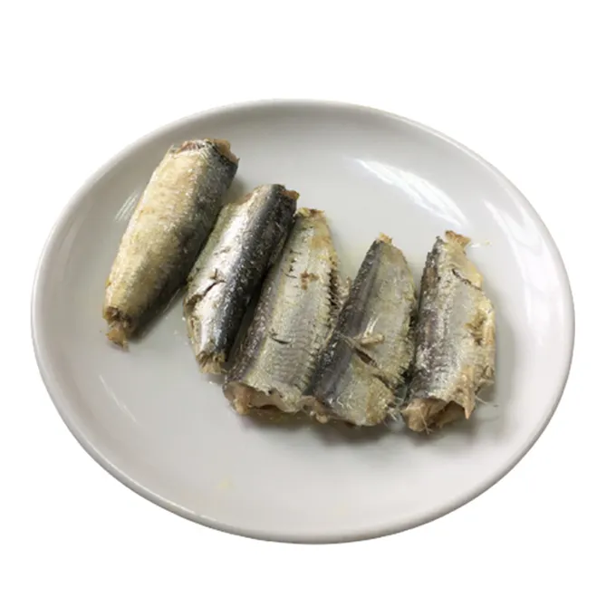 Sardine Kaleng Tuna Impor Makanan Laut Instan untuk Kaleng
