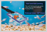 Kit de nettoyage d'aquarium 5-en-1 Jeneca, accessoires remplaçables, plastique durable, écologique, pour aquariums intérieurs et extérieurs, poissons et tortues