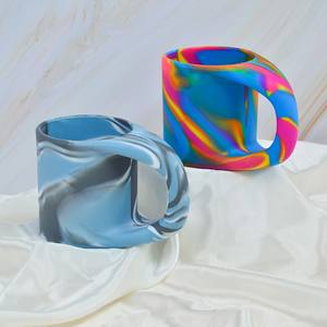 ถ้วยซิลิโคนซิลิโคนหูจับหนา450มล. ถ้วยดื่มกาแฟซิลิโคนพร้อมหูจับ - Product Image 5