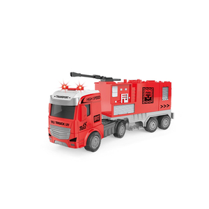 LEZA BABY Vente en gros économique Jouet <span class=keywords><strong>camion</strong></span> <span class=keywords><strong>de</strong></span> pompiers inertiel acousto-optique <span class=keywords><strong>pour</strong></span> enfants avec simulation sonore et lumineuse Jouets <span class=keywords><strong>de</strong></span> <span class=keywords><strong>pompier</strong></span> - Product Image 1