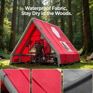 Tenda Gonfiabile Extra Large per Campeggio, Capacità 7 Persone con Camere Separate per Campeggio di <span class=keywords><strong>Gruppo</strong></span>, Spaziosa - Product Image 4