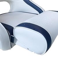 Siège de capitaine marin populaire en cuir PU imperméable pour bateau, siège de pêche pour bateau de plaisance, chaise marine pour yacht et petite embarcation