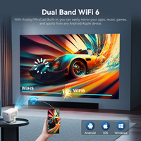 Hotack X3 Smart Portable Home Theater Video 4K Proyector LCD Android TV Mini WIFI Proyector