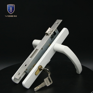 Maniglia per Serratura a Mortasa in Lega di Alluminio Bianca Personalizzata per Set Serratura Esterna Porta, Leva per Porta di Casa - Product Image 5