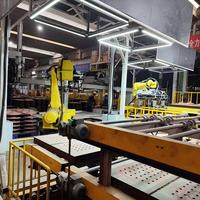Bras de robot de palettisation et de manutention FANUC R-2000iC/210F 165F pour disques de frein et moyeux de roue, destiné aux lignes de production automobile