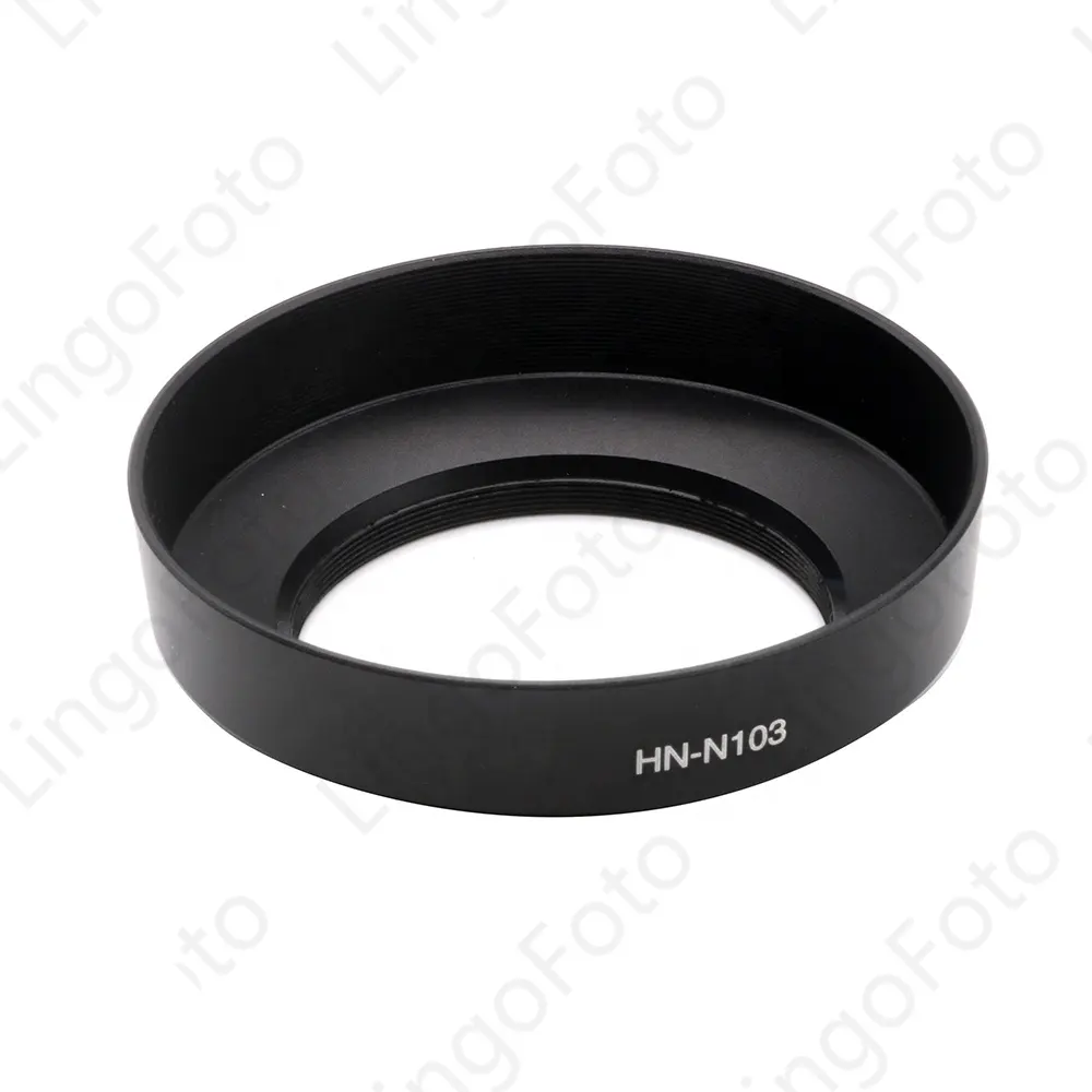 LH-N103สกรูในเลนส์ฮูดเลนส์โลหะฮูดสำหรับ NIK AW 10มม. F 2.8 & 11-27.5มม. F 3.5-5.6 LC4179เลนส์