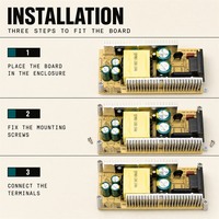 Alimentation à découpage personnalisée 15V 6A 90W à entrée unique haute efficacité pour amplificateur audio, terminal de point de vente, barre de son et applications industrielles