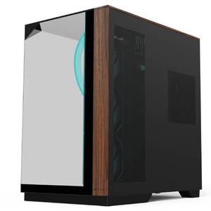 Caja de PC con Textura de Madera Stock V333, Venta al por Mayor, Kit Vertical para GPU y 2 Tiras ARGB, Soporte para Tarjeta VGA, Gaming V3 - Product Image 2