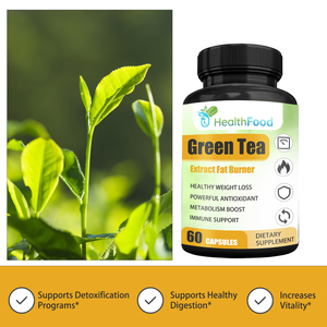 Factory Direct Green Tea Extract Fat Burner Capsules Supports Detoxification Programs Supports Healthy Digestion Capsules - Product Image 4