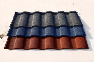 Entreprise de toiture Couvreurs dans ma région Produits de toiture Tuile métallique revêtue de pierre Tuile romaine profonde - Product Image 3