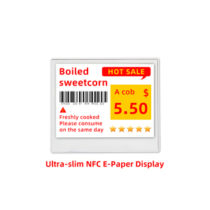 Etiqueta Electrónica de Estante NFC ABS de 4.2'', Ultra Delgada, Digital, POP EZ Sign, Solución Inteligente ESL Zhsunyco SE0420B1 para Boutique y <span class=keywords><strong>Supermercado</strong></span> - Product Image 2