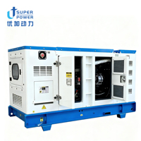 Générateur diesel silencieux triphasé 500 kVA avec démarrage automatique et à distance, 1800 tr/min, 220 V/380 V, refroidissement par eau, ATS, 50/60 Hz