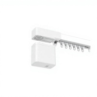 Rail de rideau électrique intelligent Matter Mini compatible HomeKit, Siri, Alexa, Google Home – Système de rideaux automatiques pour les marchés US, AU, CA