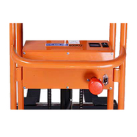 Gerbeur de palettes à jambes larges hydraulique entièrement électrique Systèmes de manutention de matériaux d'entrepôt hydraulique manuel Chariots élévateurs motorisés