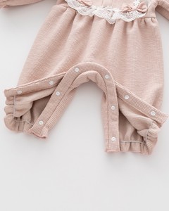 Tutina in pile per neonata stile coreano con cappellino, calda per autunno e inverno - Product Image 6