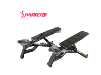 Banc de musculation réglable HAOGYM, bancs et supports de fitness multifonctionnels en métal de qualité commerciale