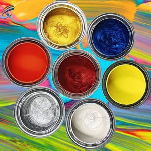 DIYE C147 Revêtement de retouche acrylique rouge nacré <span class=keywords><strong>fin</strong></span> pour réparation de rayures de voiture, sans cuisson, séchage rapide, haute couvrance, auto-pulvérisable - Product Image 2