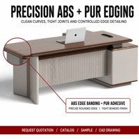 Meubles de bureau de direction de luxe, table de travail moderne pour manager, bureau de direction, bureau de patron